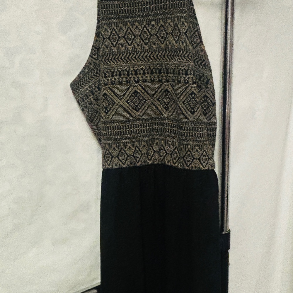Maurices Black and Gray Knit Dress